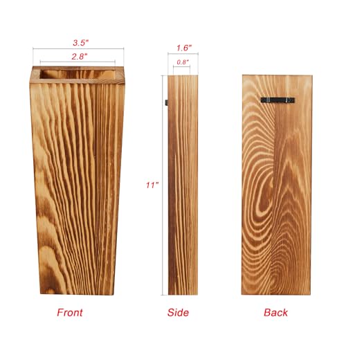 3 Pack Wood Wall Planter W17795