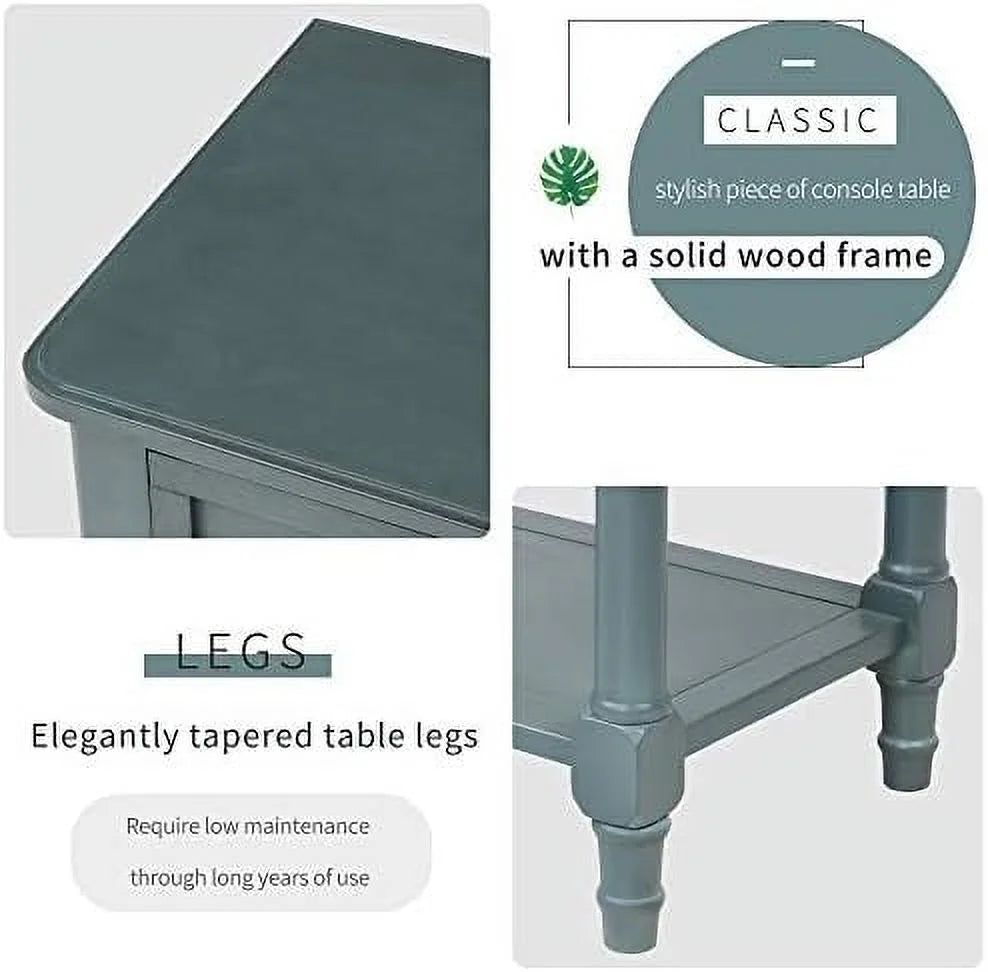 Narrow Console Table with Three Drawers C948261