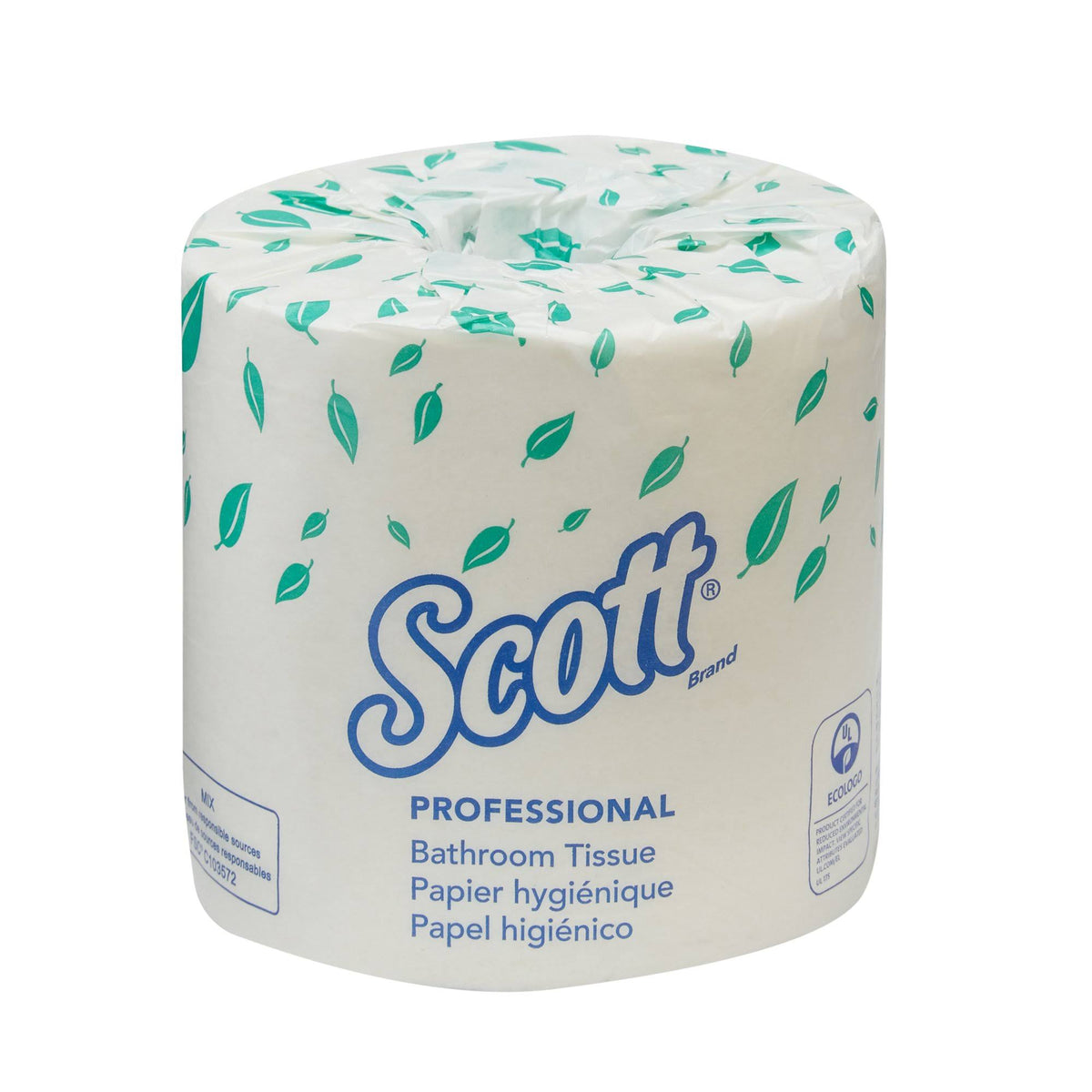 White Recycled Fiber Bathroom Tissue 80 Roll C982