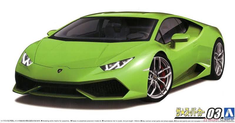 1/24 Lamborghini Huracan LP610-4 Model Kit T220938