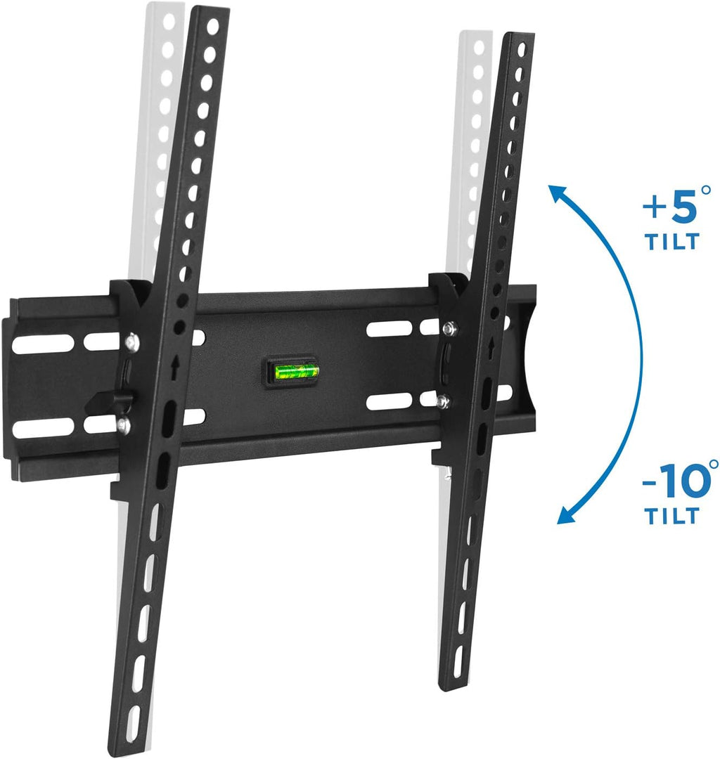 Tilt TV Wall Mount Bracket Up to 32 to 55 Inch Flat Screen TVs 77 Lbs Capacity Pack of 2 W108944