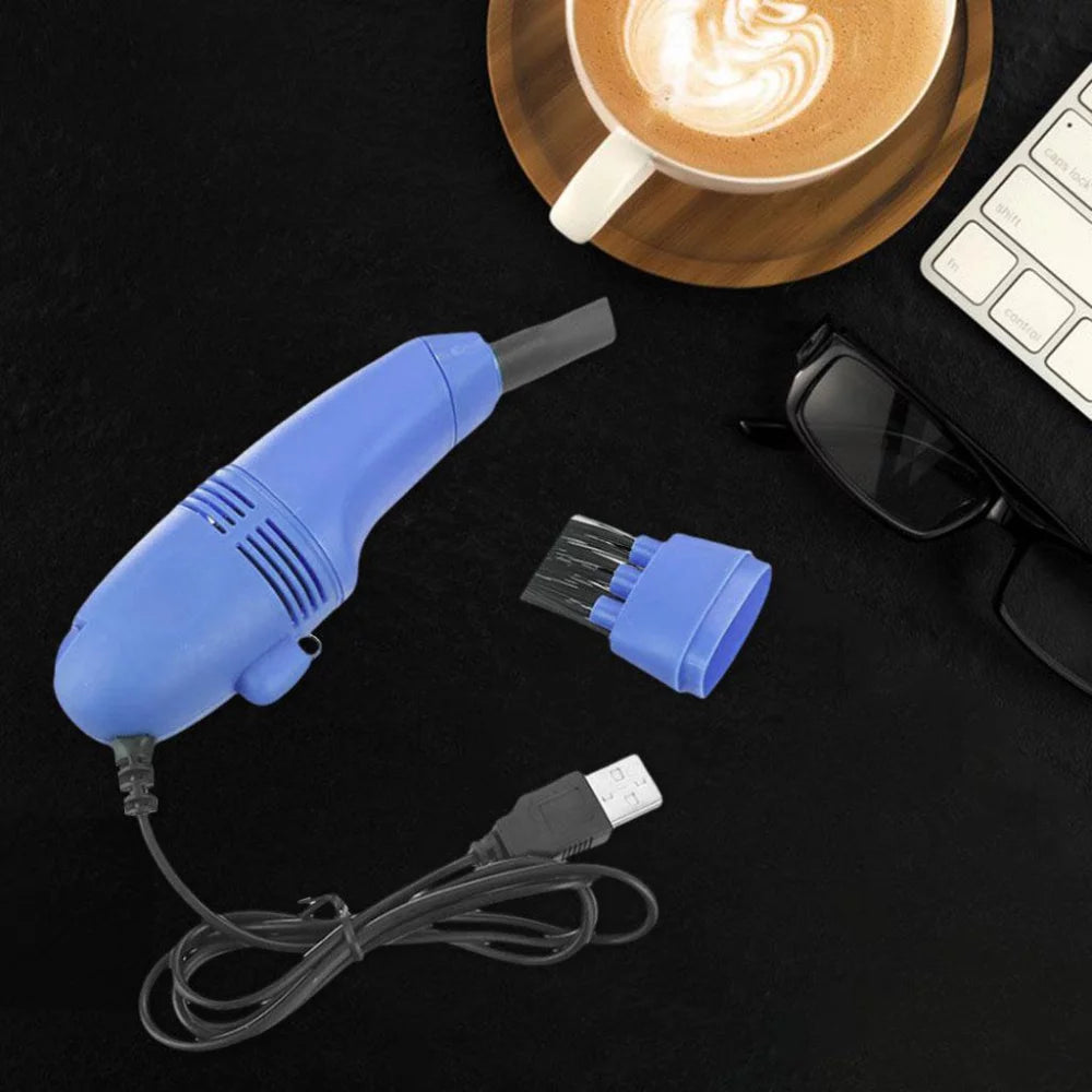 Mini Computer Vacuum Portable Vacuum Cleaner Blue V4642