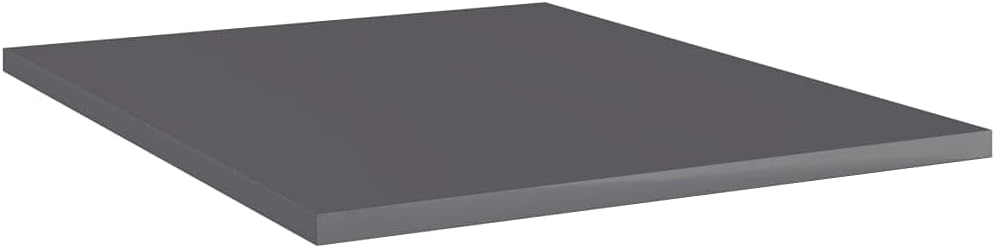 8 pcs High Gloss Gray Engineered Wood Shelf H6901