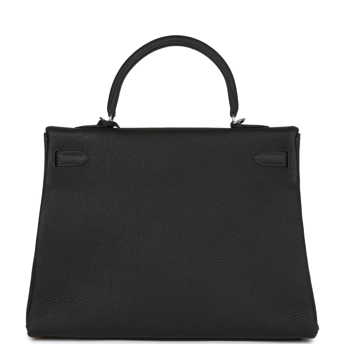 Black Leather Handbag O8429