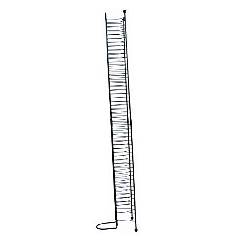 Black Steel Blu-Ray Rack Z548