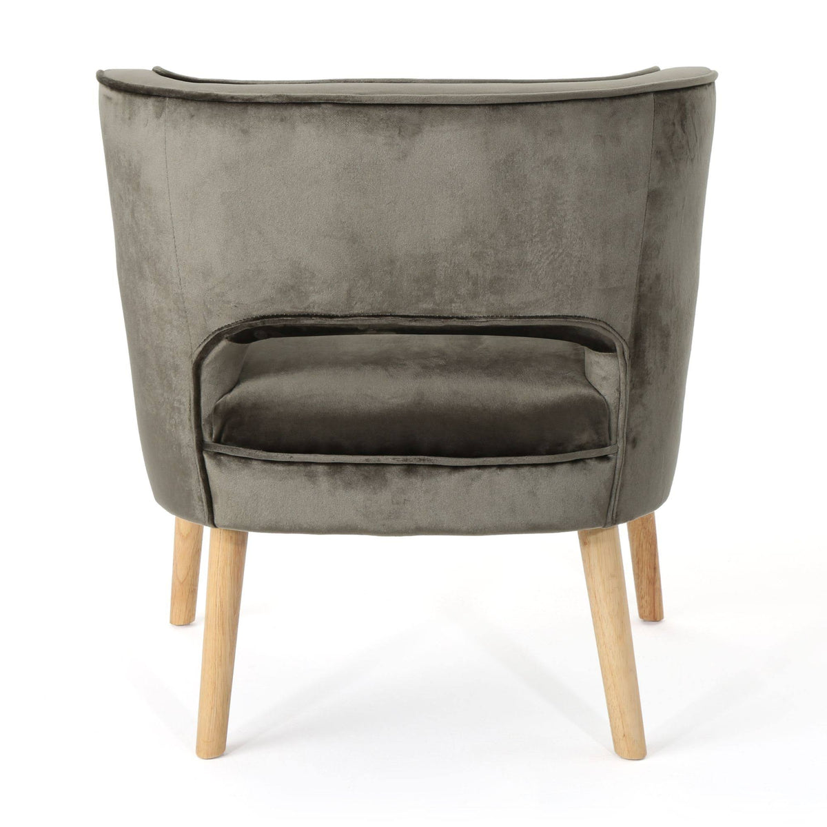 Gray and Beige Contemporary Accent Chair X61052