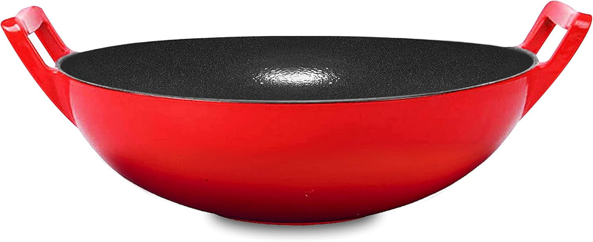 Pre-Seasoned Cast Iron Wok H28585