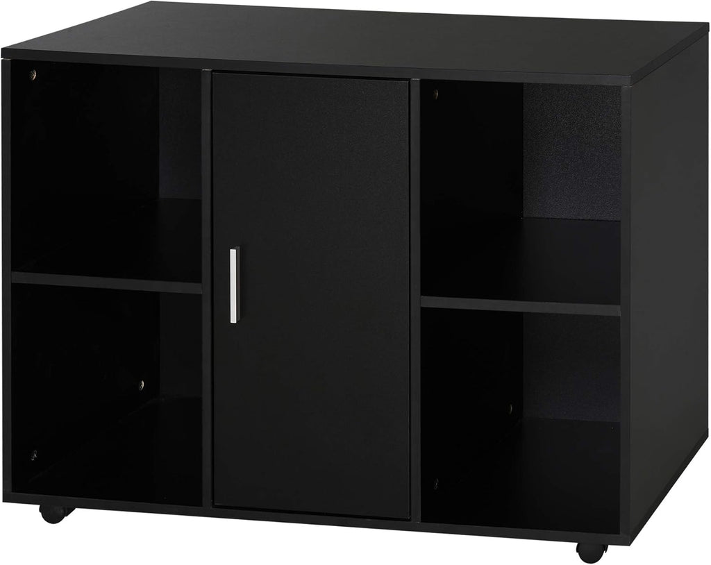 Brown Multipurpose Filing Cabinet Printer Stand, Pack of 2 Y3593