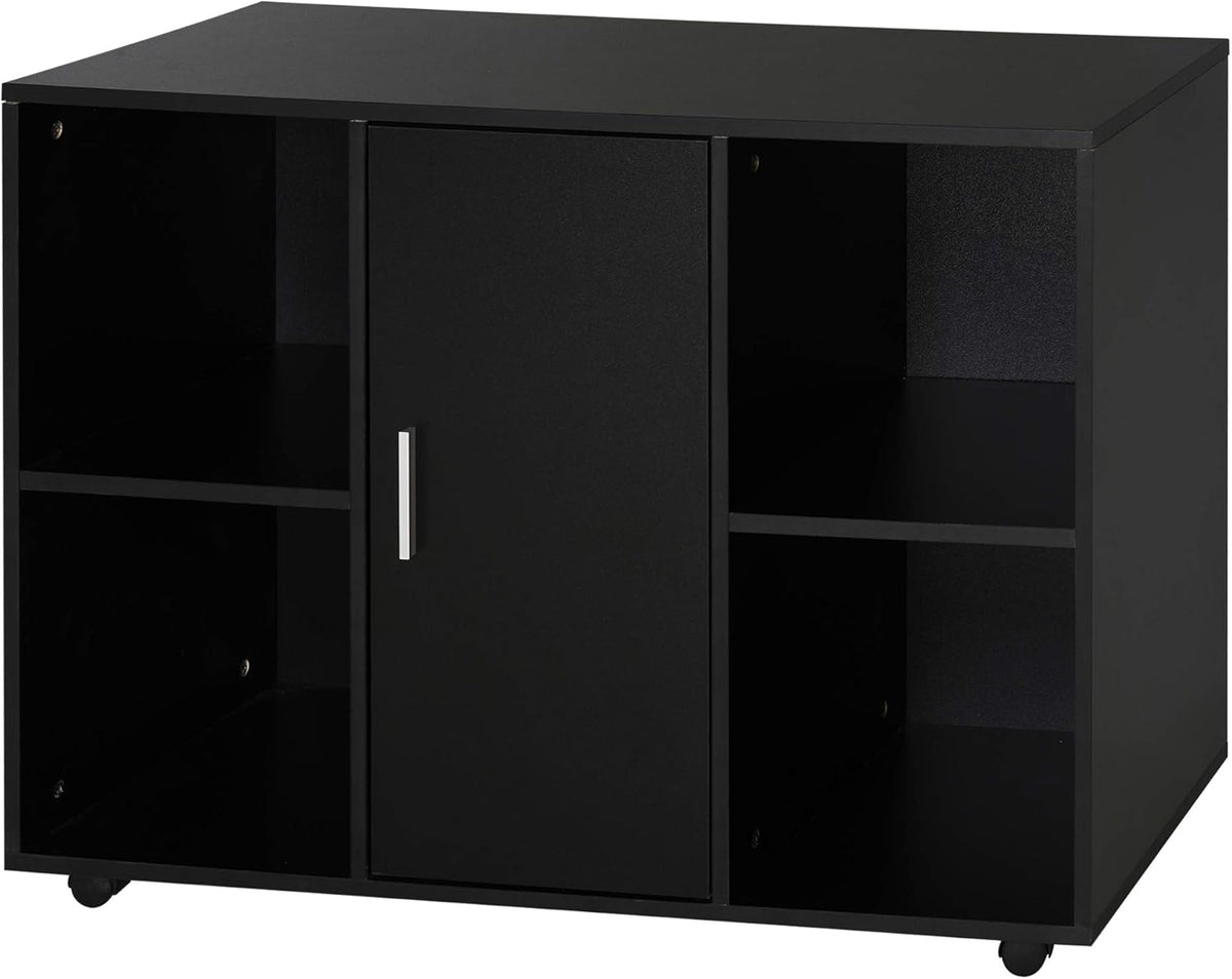 Brown Multipurpose Filing Cabinet Printer Stand, Pack of 2 Y3593