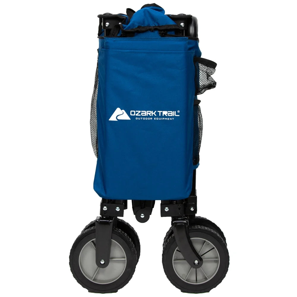 Blue Polyester Quad Fold Camping Wagon P7438
