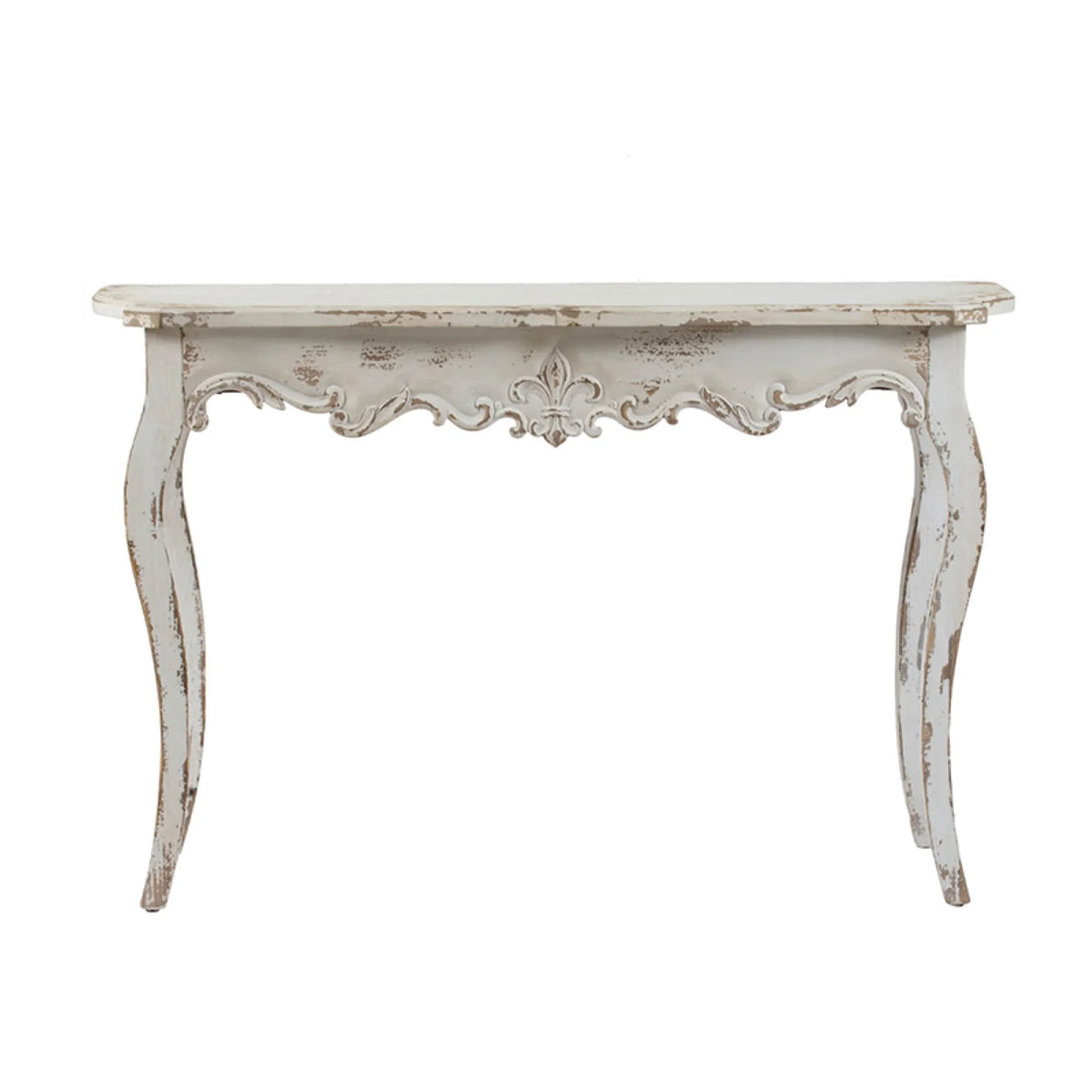 Vintage Weathered Finish Console Table T437650