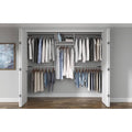 White Wood Closet System Z897