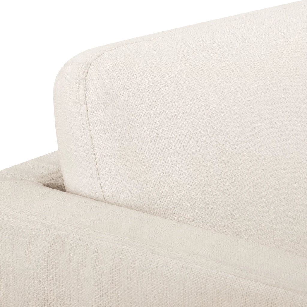 Cream Slipcover Swivel Chair K362