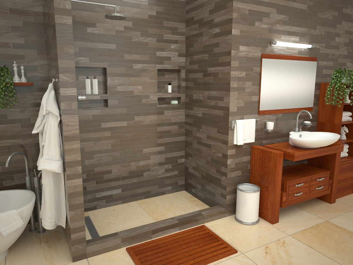 Nickel 30" X 48" Rectangular Shower Base Q21620