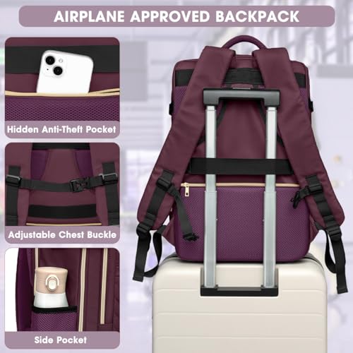 Light Blue Waterproof Travel Backpack P66409