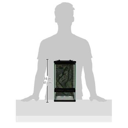 Front Opening Terrarium with Realistic Rock Foam Background Z550657
