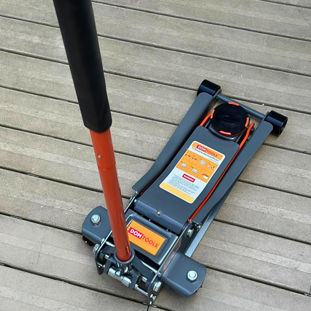 3.0 Ton Floor Jack with Dual Hydraulic Pumps & Reinforced Lifting Arm M794