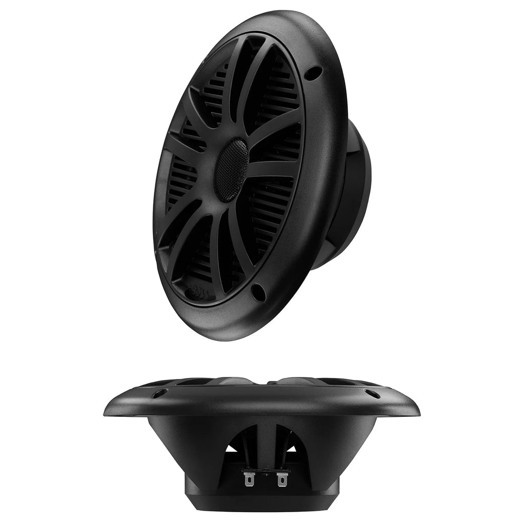 6.5 Dual Cone Marine Full Range Speakers - Black N8719