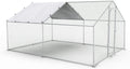 Large Metal Chicken Coop Run Outdoor Poultry Cage I6147
