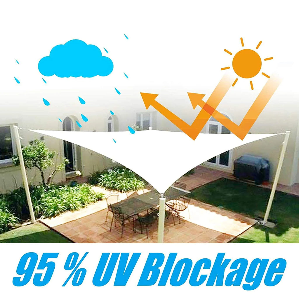 Blue Triangle Waterproof Sun Shade Sail Canopy B5569