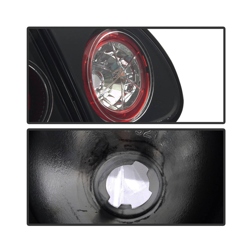 Toyota Corolla 03-08 Euro Style Tail Lights - Black C146861