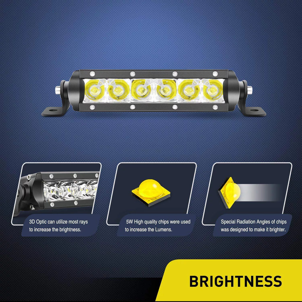 20 Pcs 7 Inch 30W LED Light Bar O42489