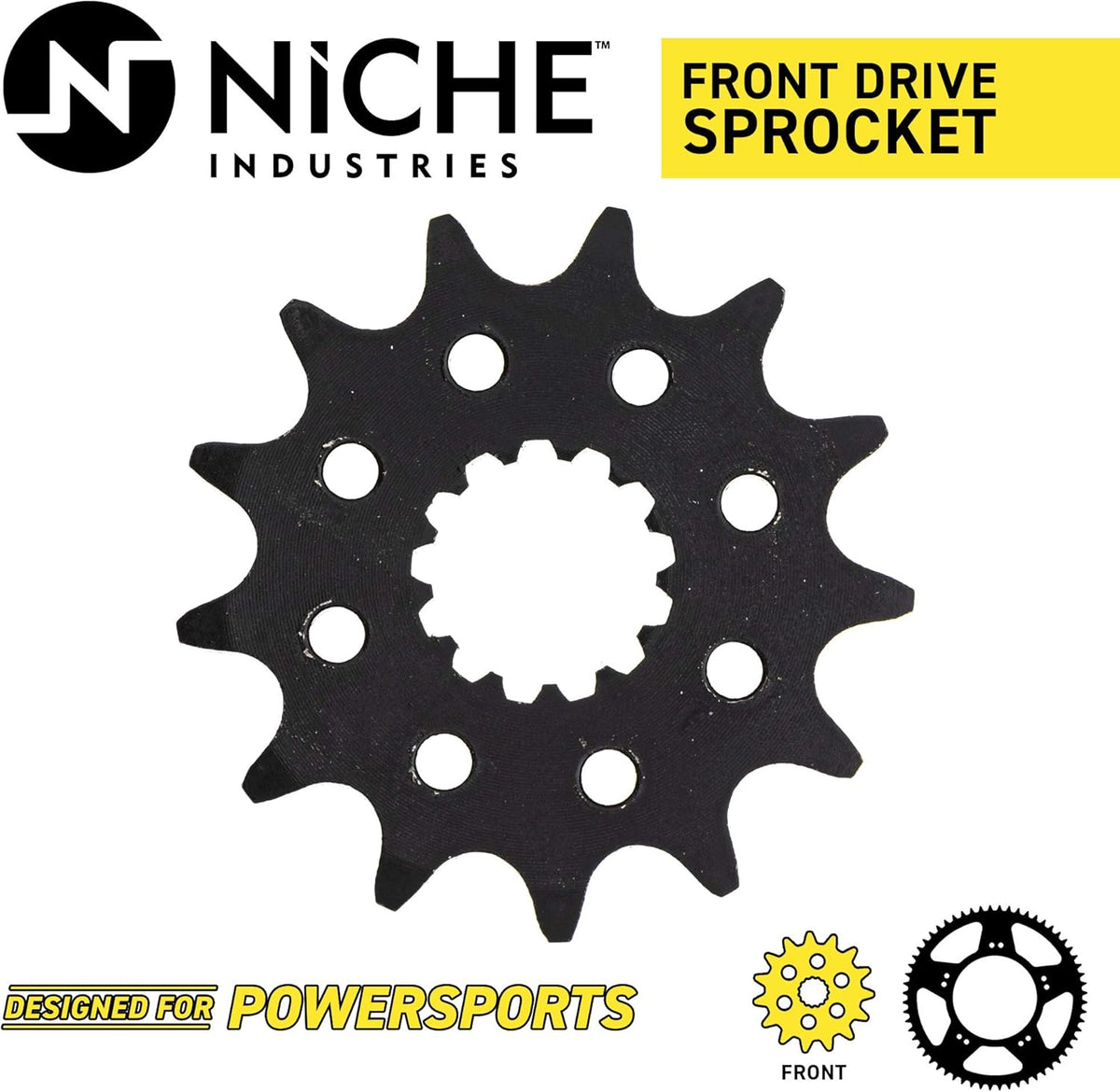 Drive Sprocket Chain Combo Front 13 Rear 40 Tooth 520NZ Standard 92 Links Pack of 2 H9873