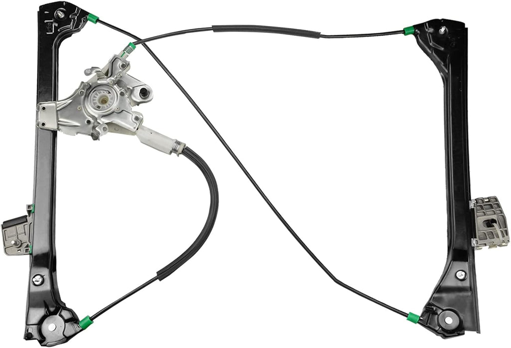 Power Window Regulator without Motor Front Right Passenger Side Pack of 2 D24275