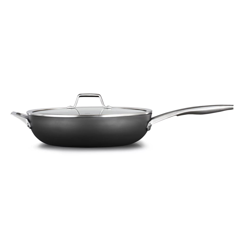 13-Inch Hard-Anodized Nonstick Deep Skillet with Lid A219