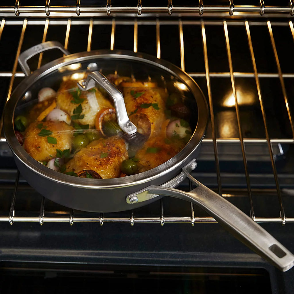 13-Inch Hard-Anodized Nonstick Deep Skillet with Lid A219