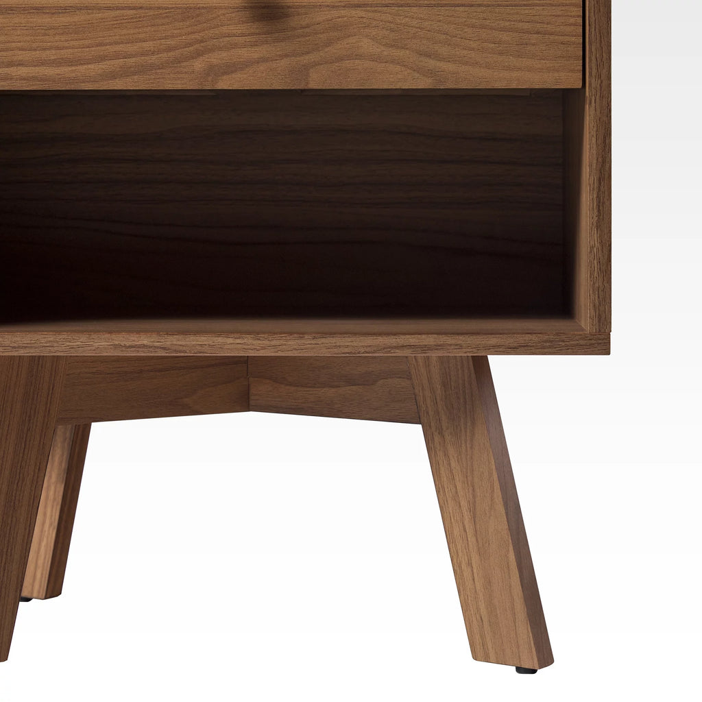 Mid-Century Modern 1-Drawer Nightstand Q88821