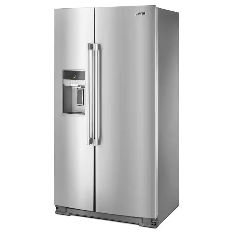 21 cu. ft. Side by Side Refrigerator Stainless Steel Counter Depth P132