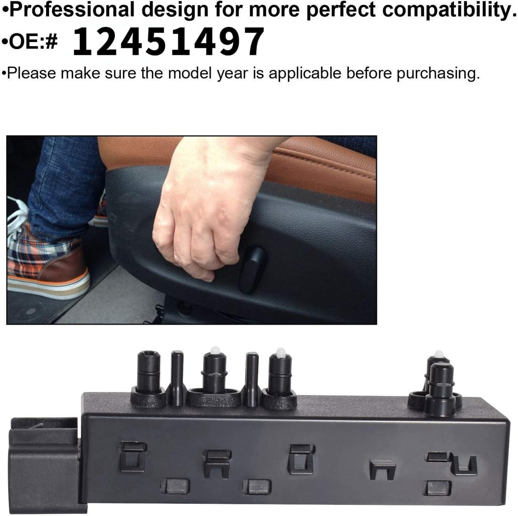 Power Seat Switch Left Driver Side Pack of 2 N3736