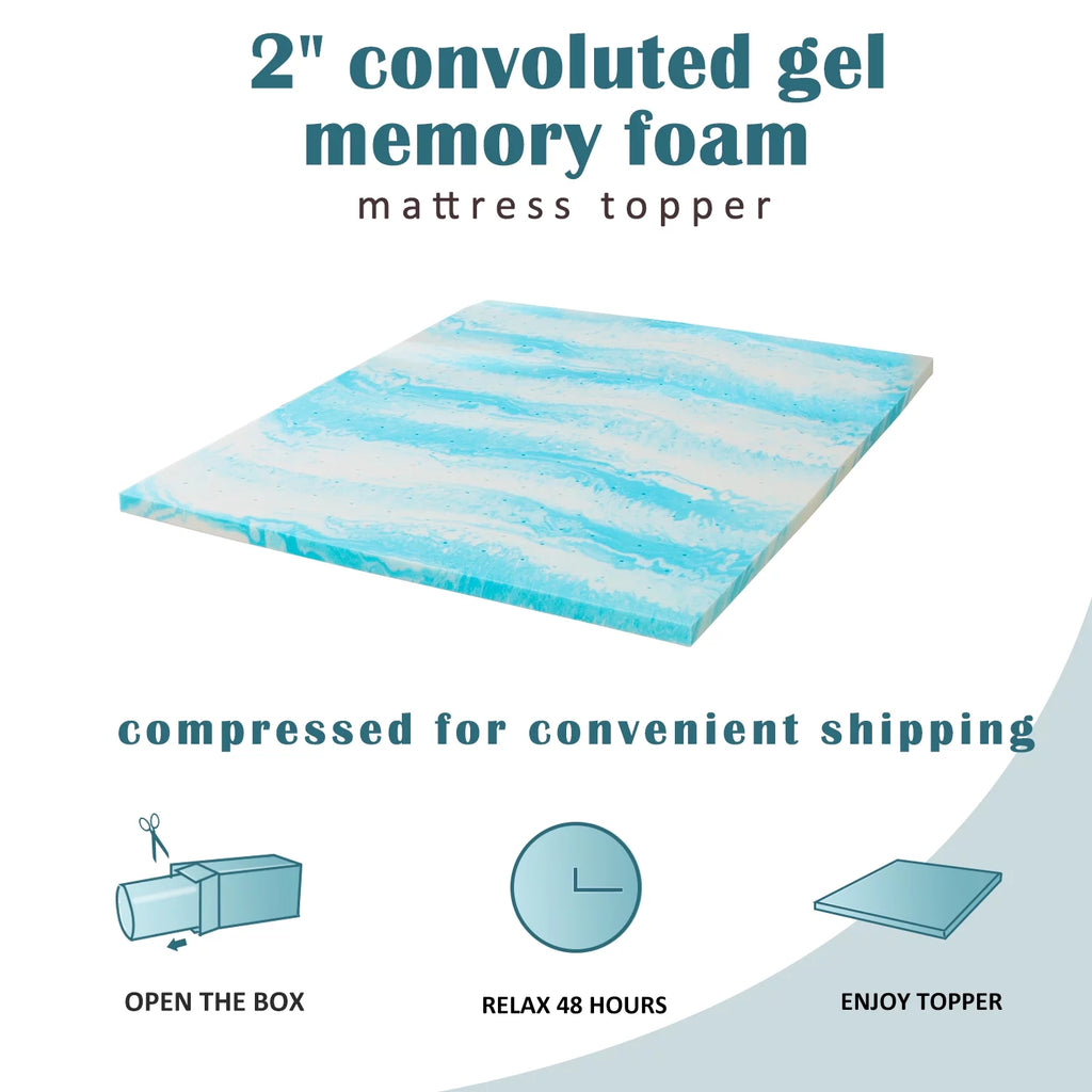 4'' Memory Foam Mattress Topper Z289