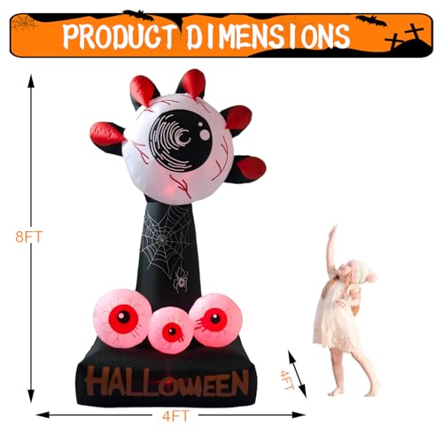 8ft LED-Lit Inflatable Halloween Decoration Z241265