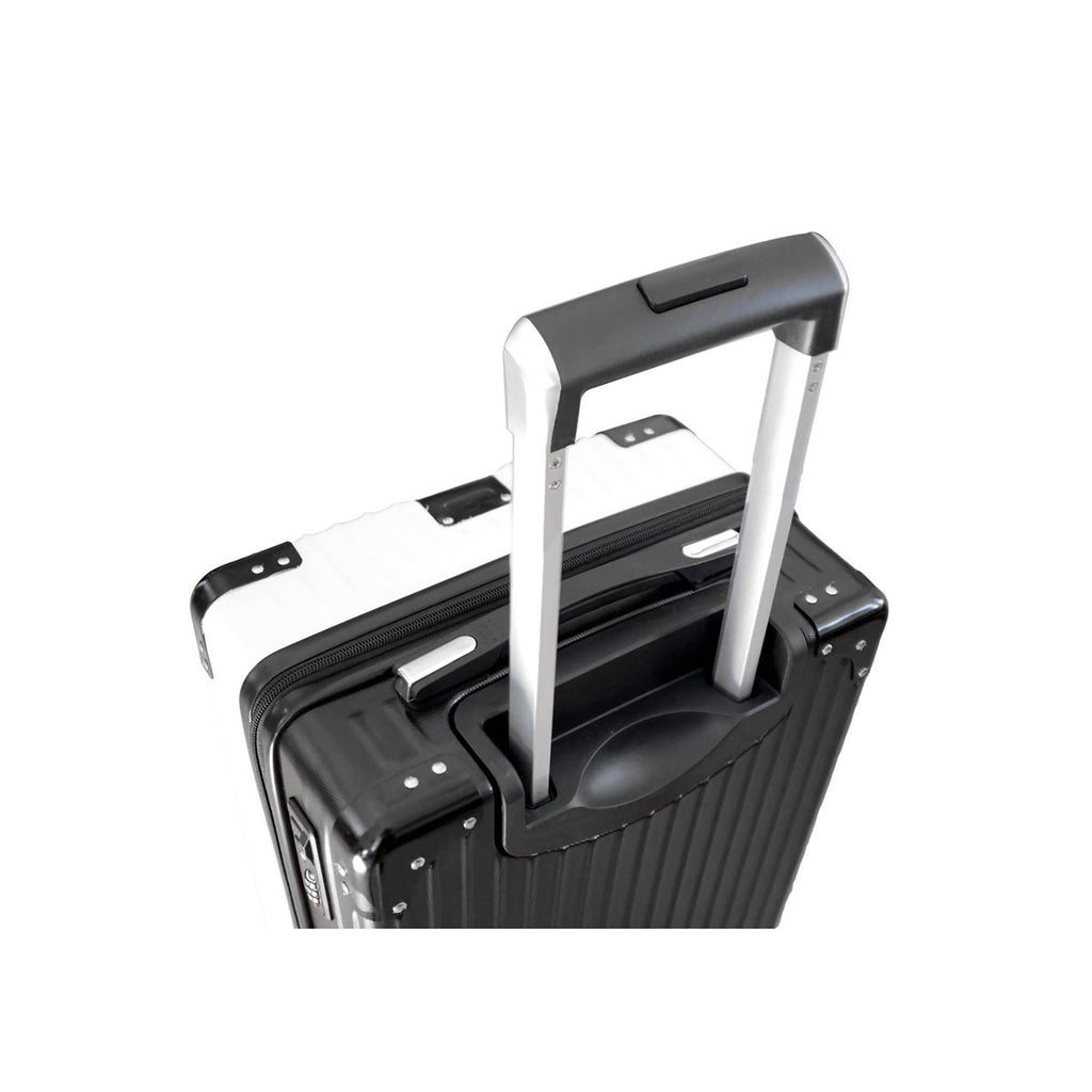 White Carry on Suitcase Z39559
