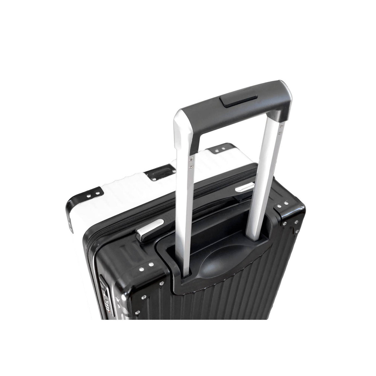 White Carry on Suitcase Z39559