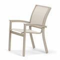 Stacking Patio Dining Armchair Textured Graphite Night B103