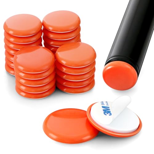 24 PCS 1 inch Furniture Sliders with 3M Adhesive for Carpet & Hardwood Floors Blue E3882