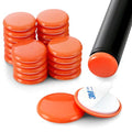 24 PCS 1 inch Furniture Sliders with 3M Adhesive for Carpet & Hardwood Floors Blue E3882