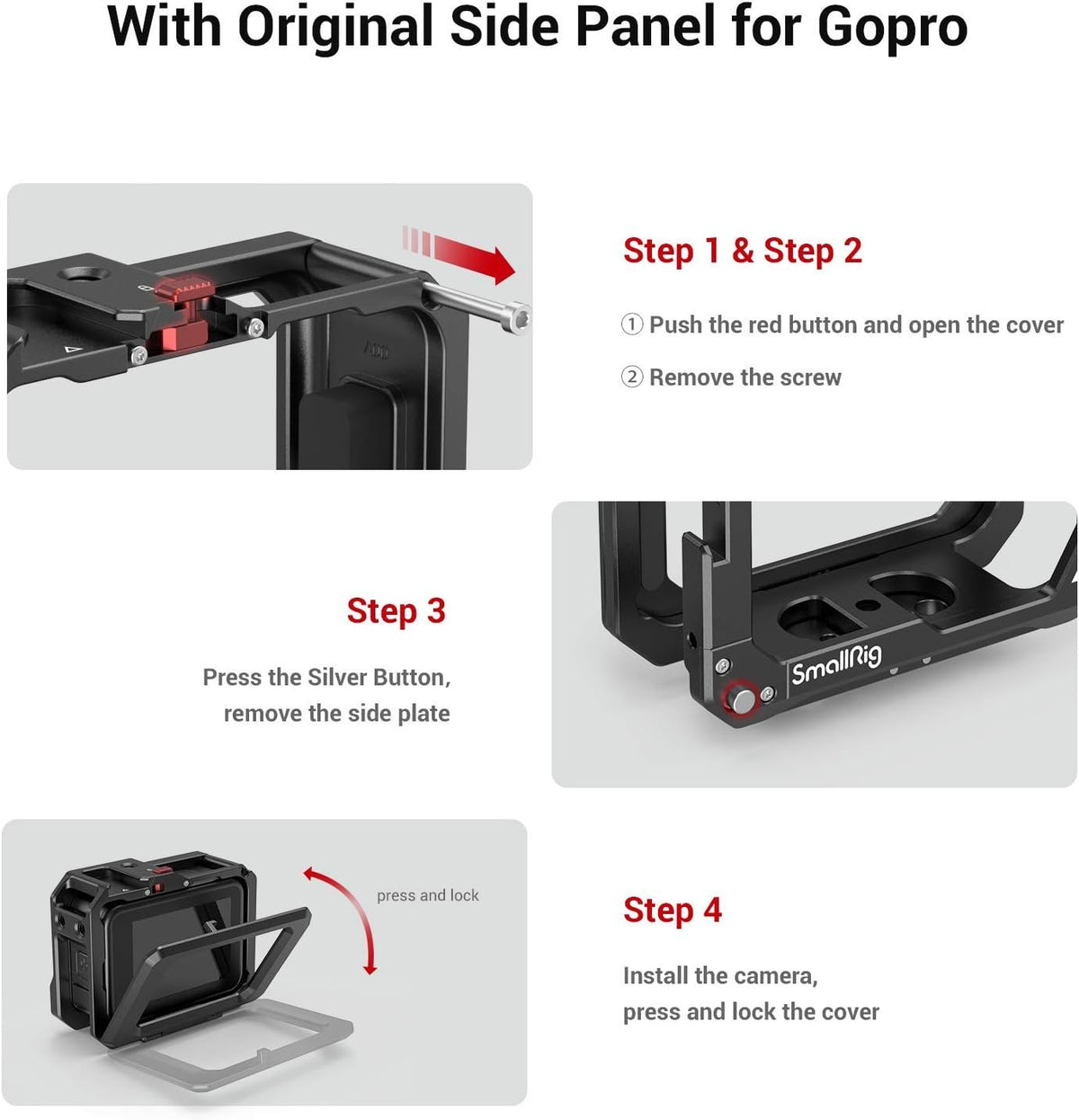 Black Cage for GoPro Hero9 Y5891