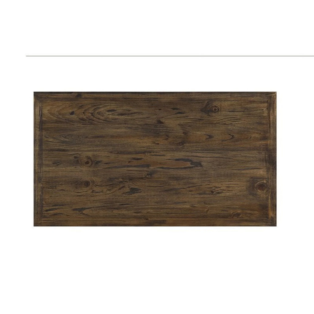 Medium Brown Cocktail Table with Slab Top and Base E370224