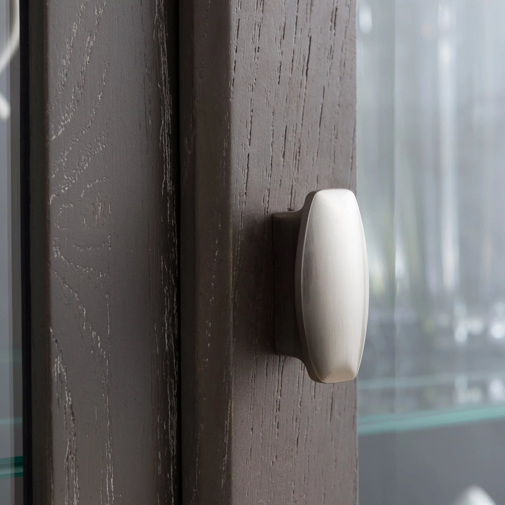 One Door Curio Cabinet with Interior Light N40144