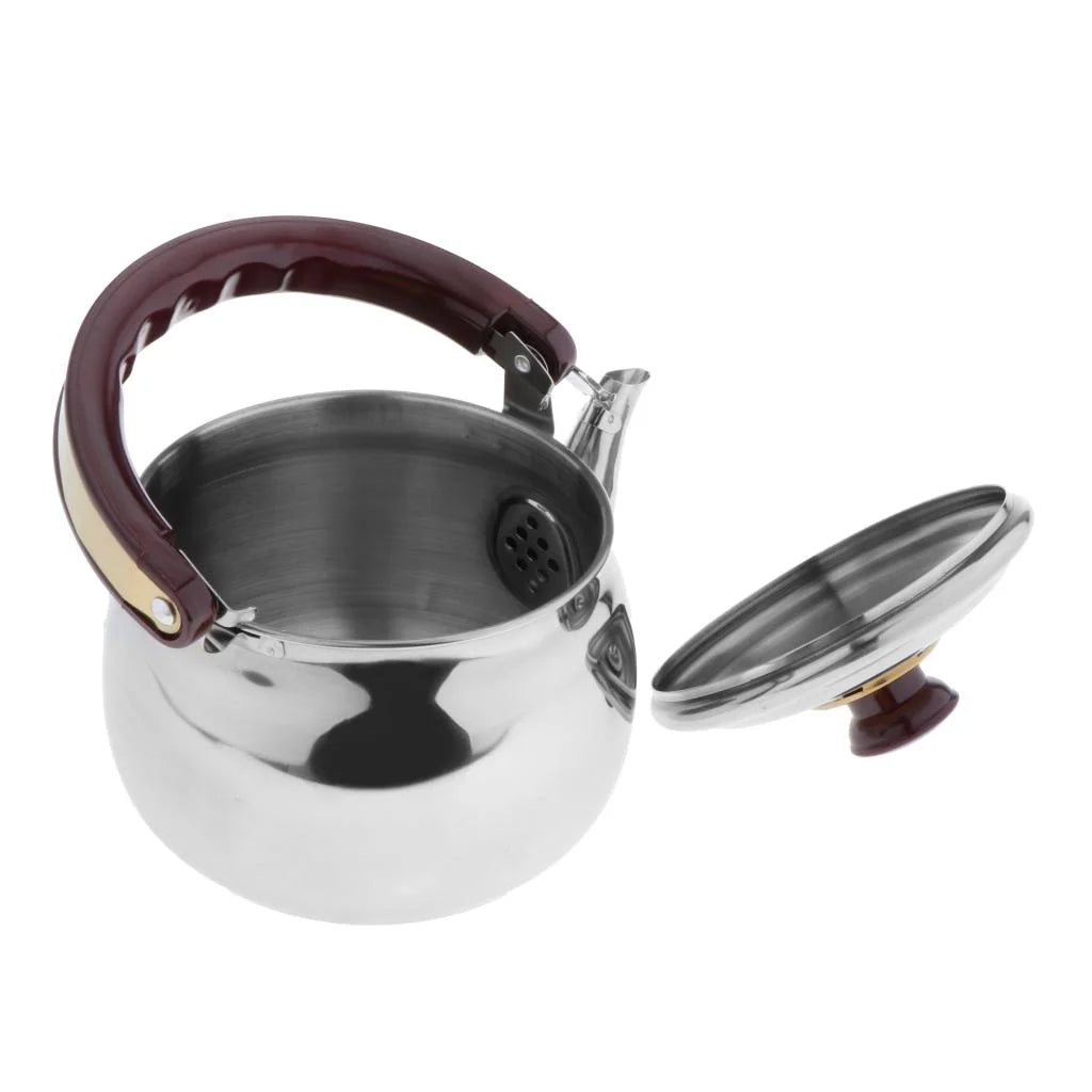 Stainless Steel Whistling Coffee and Tea Kettle 1.0 Liter Q8925