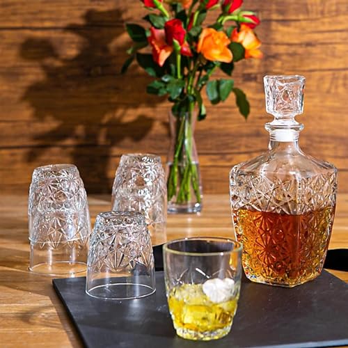 23.75 oz Glass Decanter with Airtight Stopper J347688