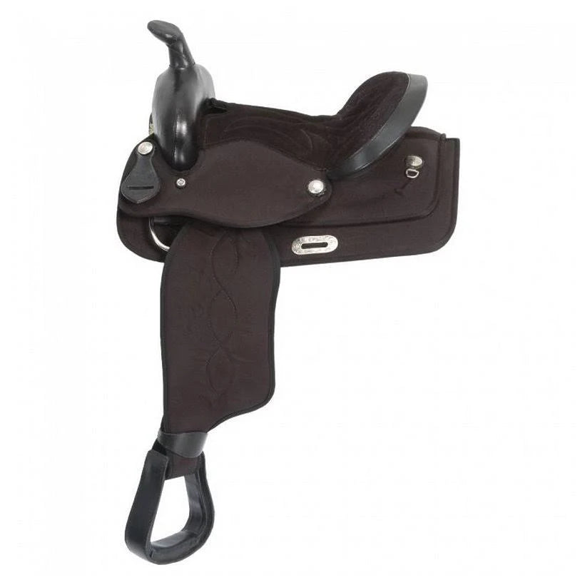 Brown Synthetic Western Pony Saddle B185050
