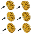 Rubber Eraser Wheel with Drill Adapter 6-pack, Pack of 2 L13956