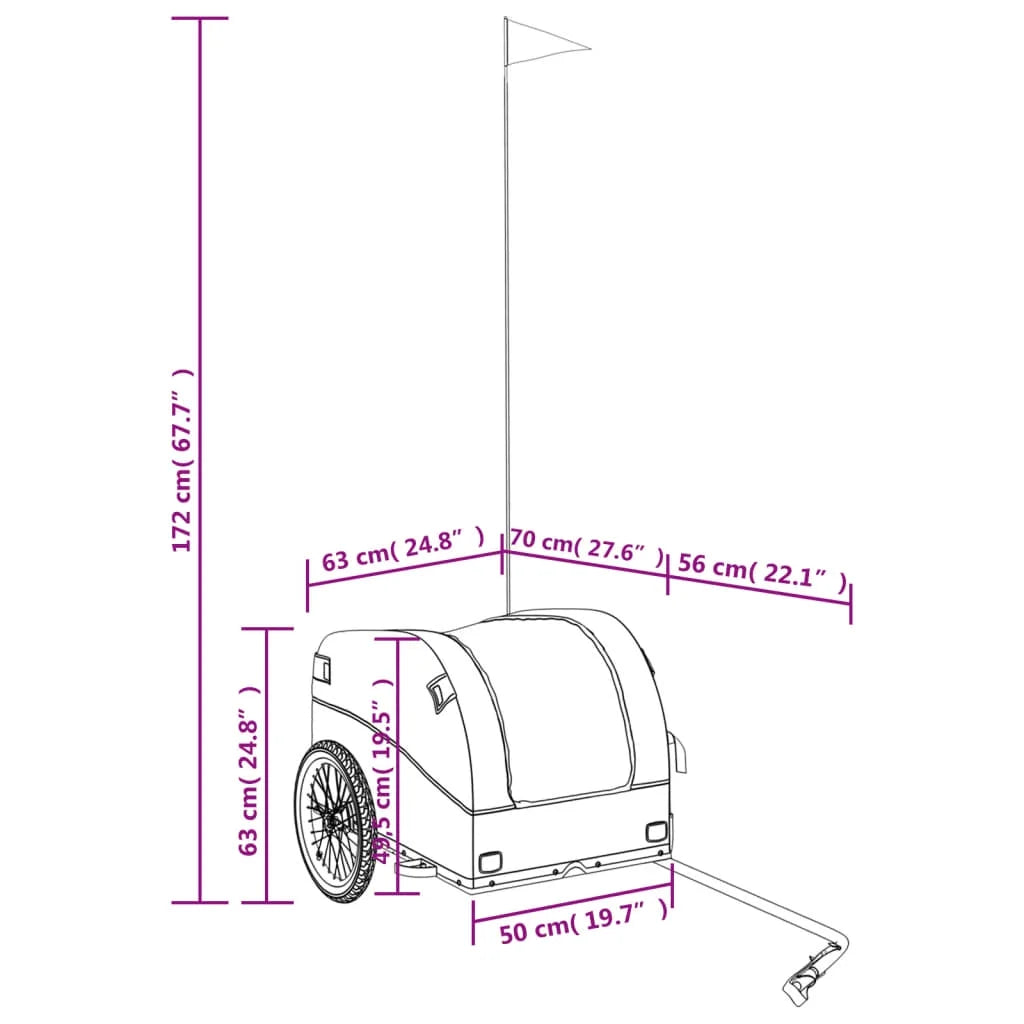 Kids Bicycle Cargo Trailer C7059