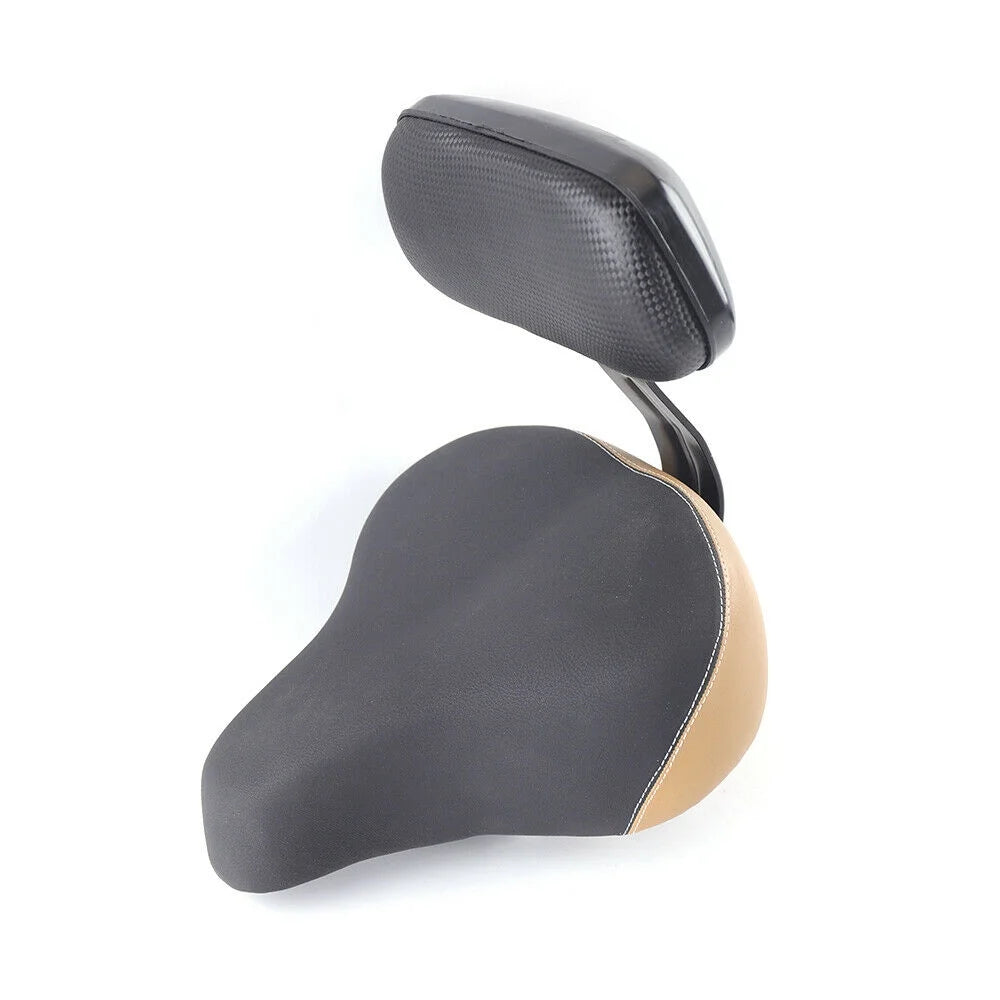 Wide Bicycle Saddle with Back Y37968