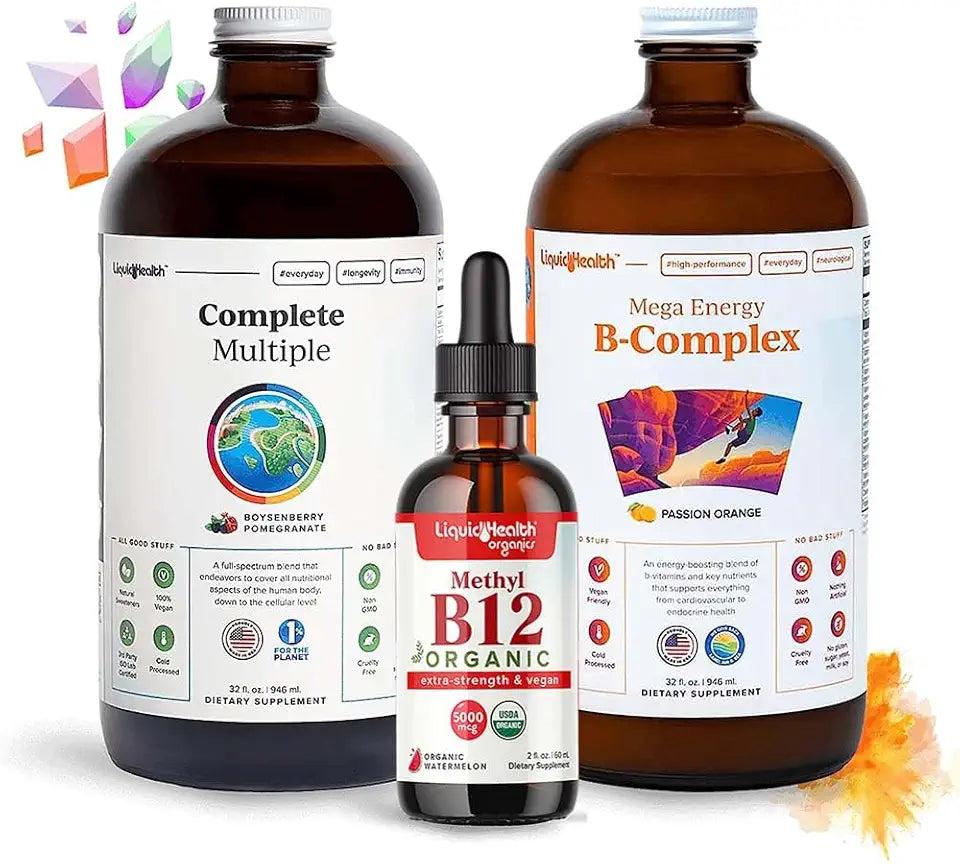 Vitamin B-Complex Multivitamin & Organic B12 Drops V777160